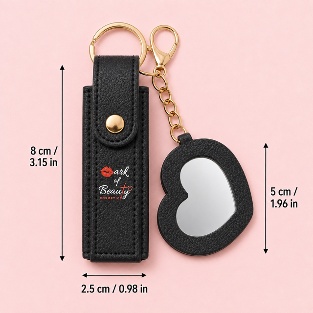 Lip Gloss-Keychain/Charm Edition (Black)