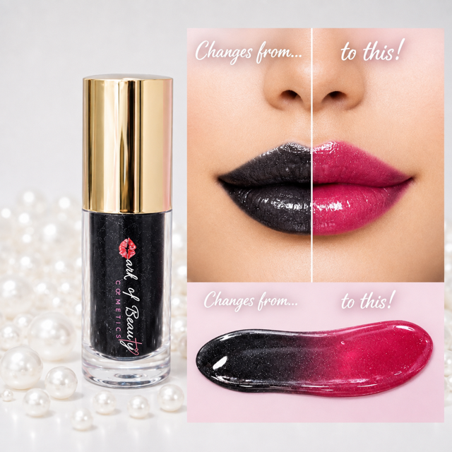 Color-changing Lip Oil ( Midnight Rose)