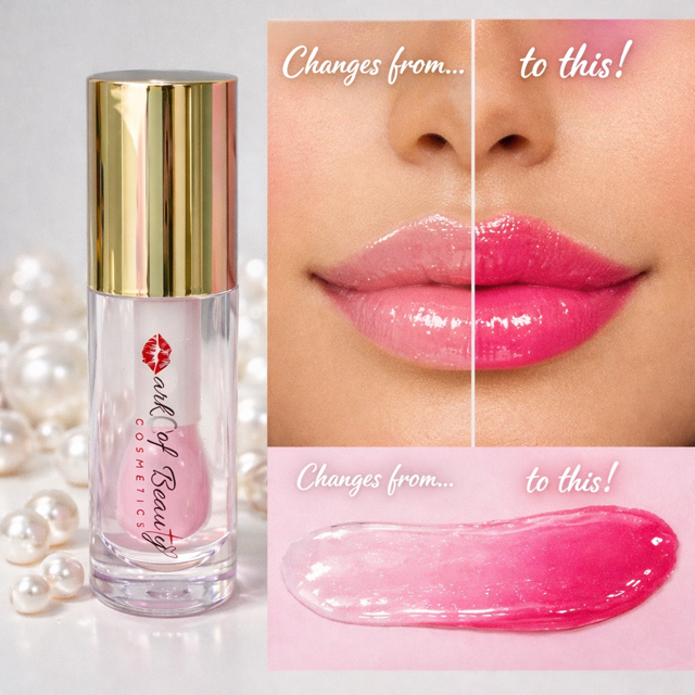 Color-changing Lip Oil (Heavenly Blush)