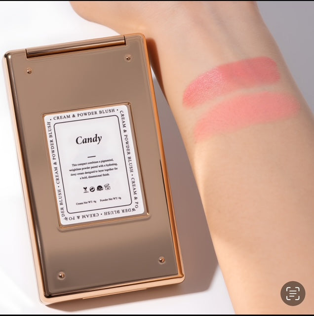 Candy- Cream & Powder Blush Duo