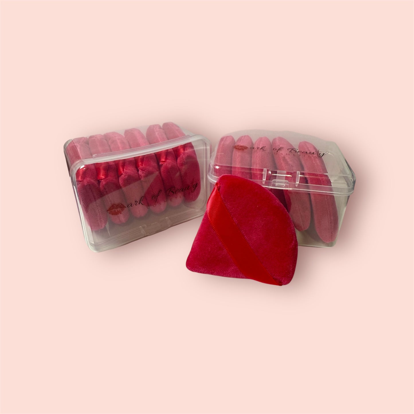 Powder Puff Set (Red)