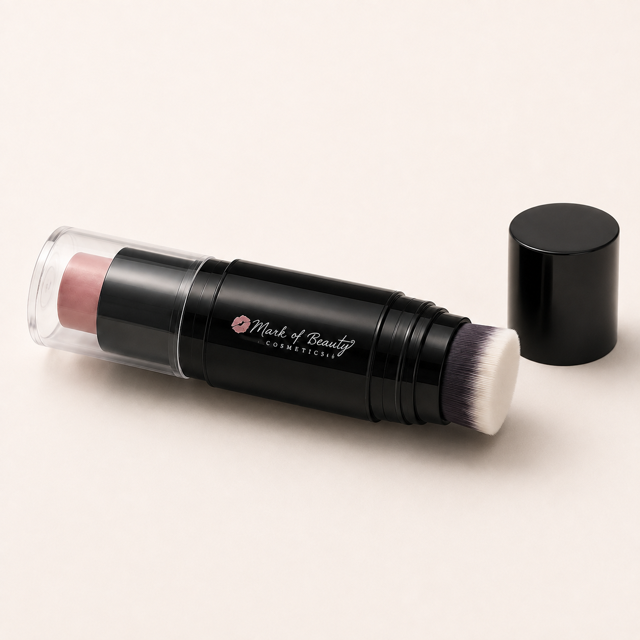 Blush and Brush Combo (Nude Pink)
