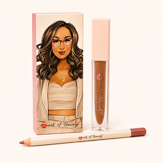 2 Piece Lip Kit (Mocha Brown)