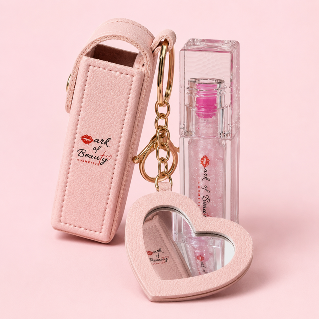 Lip Gloss-Keychain/Charm Edition (Pink)