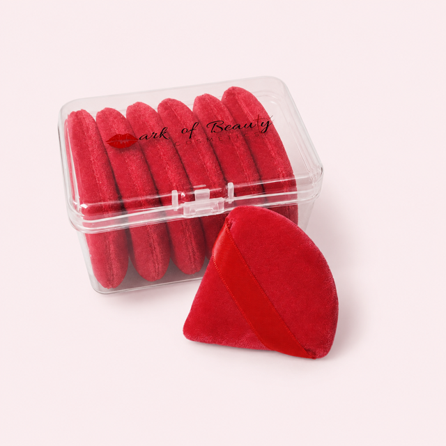 Powder Puff Set (Red)