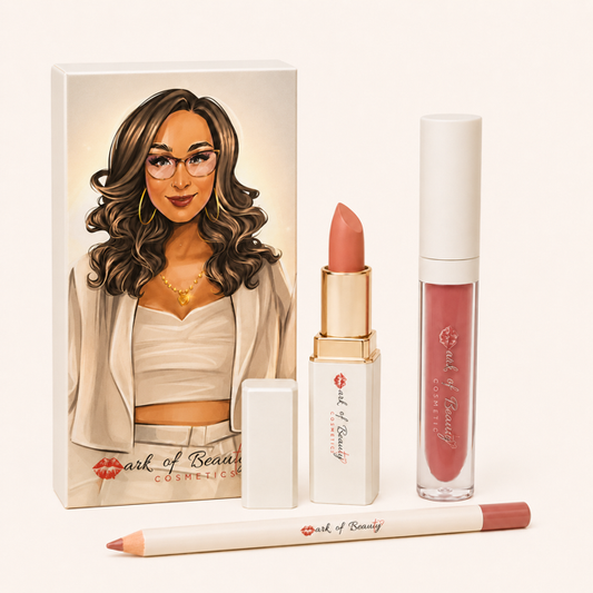3 Piece Lip Kit (Sienna Desert Brown)