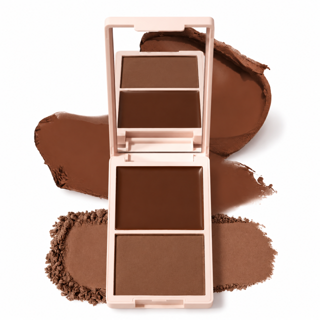 Deep- Cream & Powder Bronzer Duo
