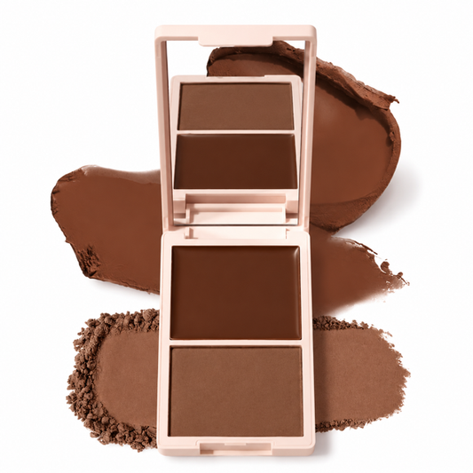Deep- Cream & Powder Bronzer Duo