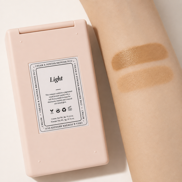 Light- Cream & Powder Bronzer Duo
