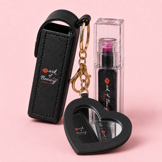 Lip Gloss-Keychain/Charm Edition (Black)
