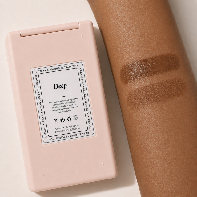 Deep- Cream & Powder Bronzer Duo