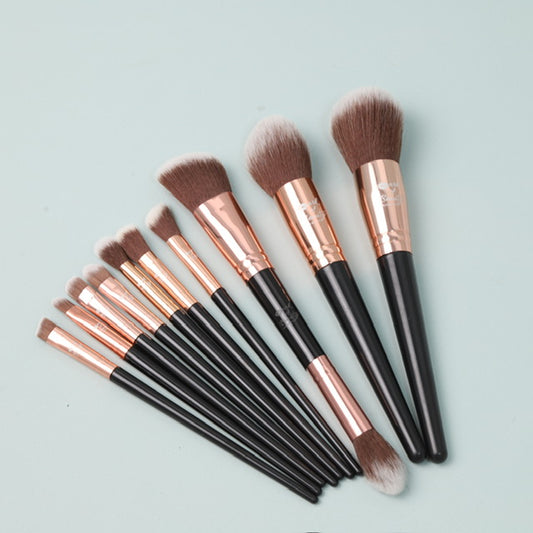 Makeup brushes (Black rose gold)