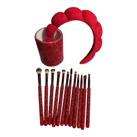 Dazzle Makeup Brushes (Red Small)