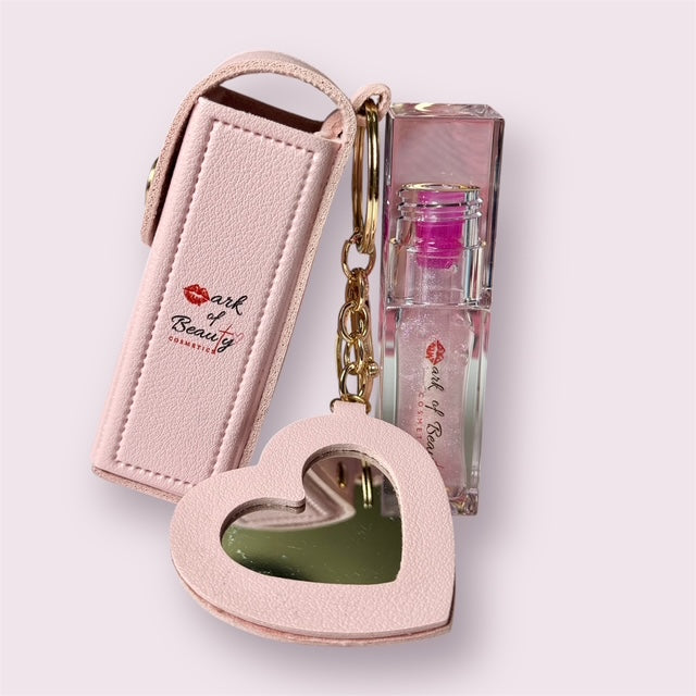 Lip Gloss-Keychain/Charm Edition (Pink)