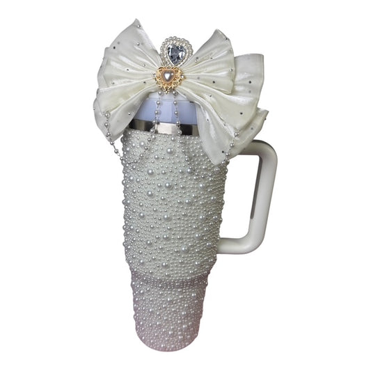 Glow sips Pearl Tumbler-White